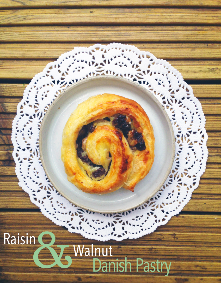 Raisin & Walnut Danish Pastry