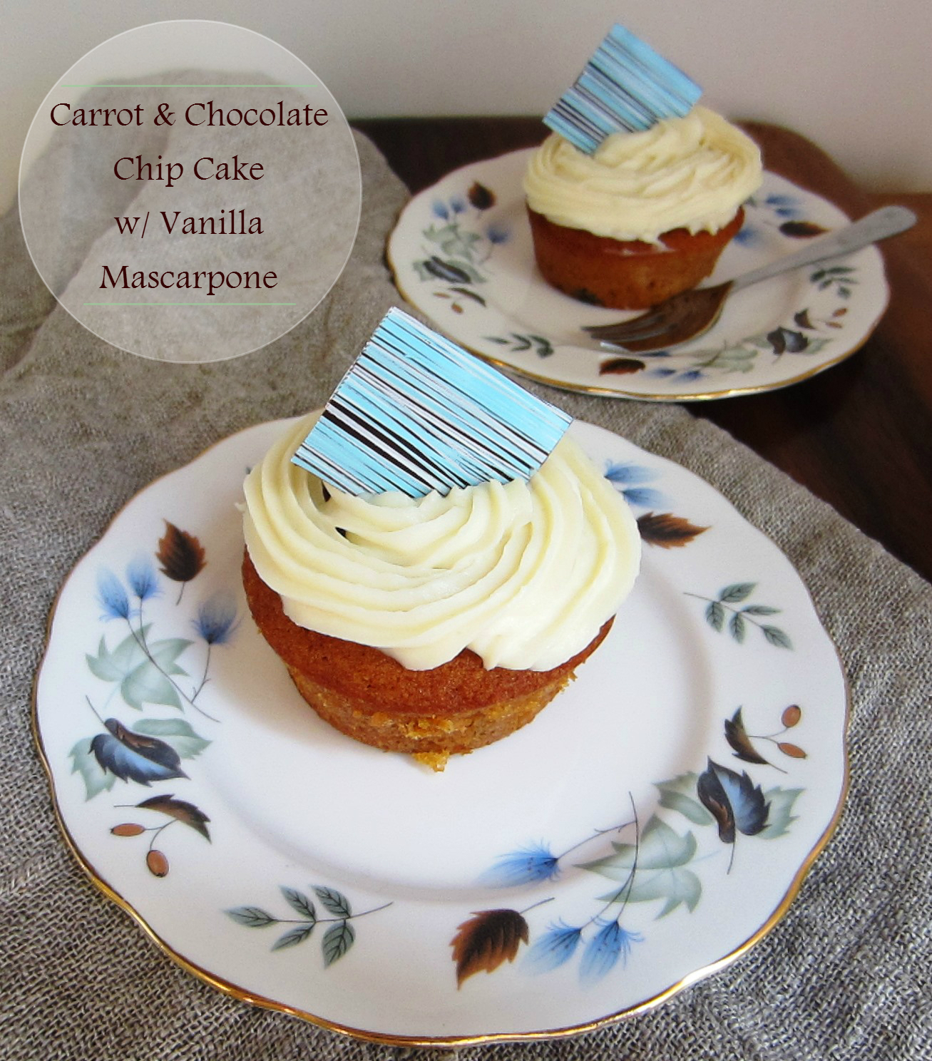 Carrot & Chocolate Chip Cake w/ Vanilla Mascarpone