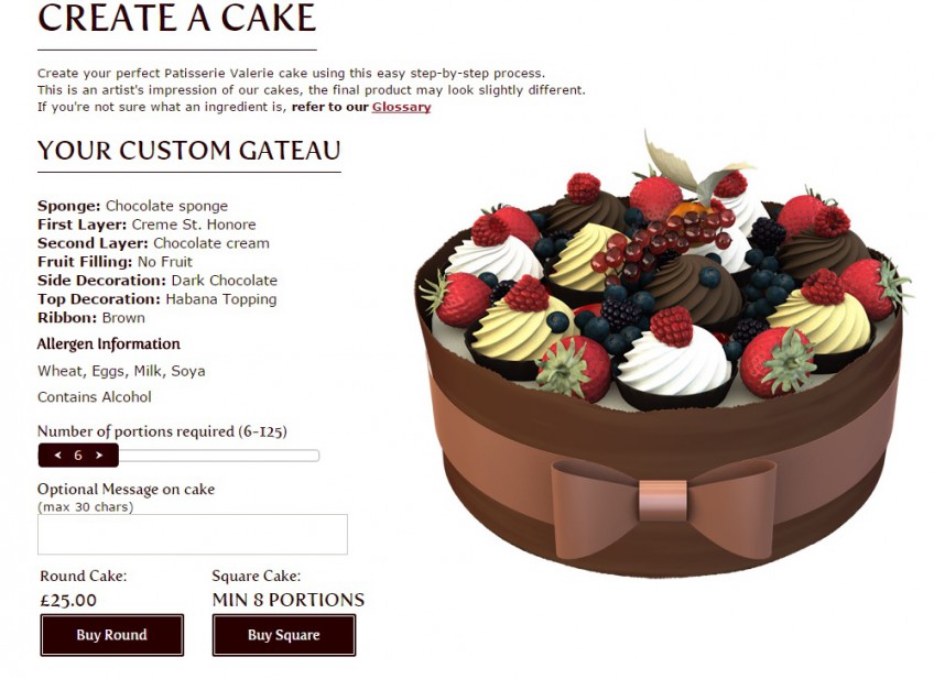 Patisserie Valerie - Create a cake