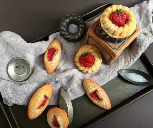Strawberry & Pistachio Financiers