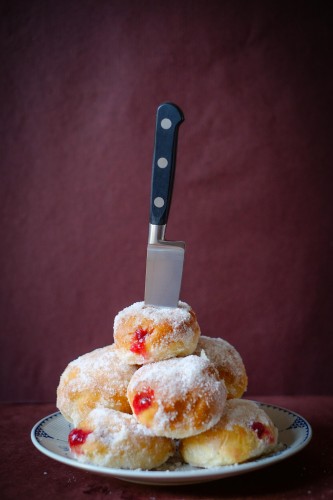 Strawberry & Redcurrant Jelly Doughnuts | Patisserie Makes Perfect