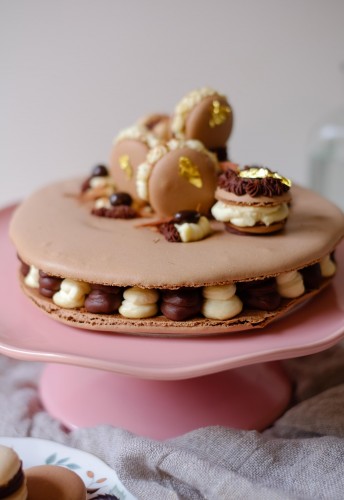 Tiramisu Macaron Cake | Patisserie Makes Perfect