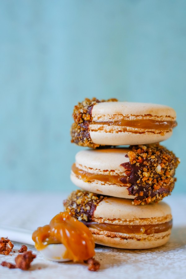 Salted Caramel Praline Macarons | Patisserie Makes Perfect
