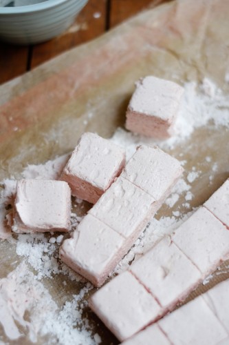Strawberry & White Chocolate Marshmallows