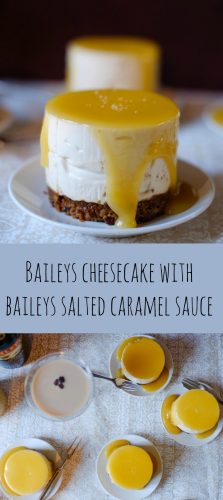 Baileys Cheesecake with Baileys Salted Caramel Sauce | Patisserie Makes Perfect