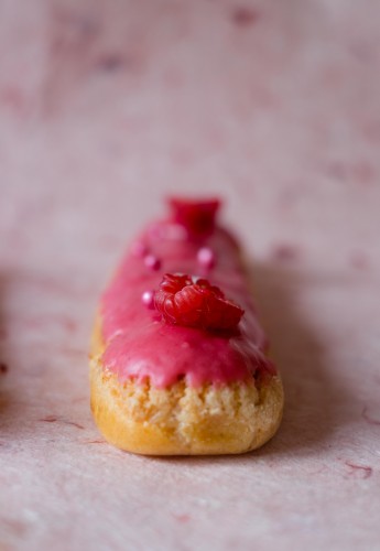 Raspberry Eclairs | Patisserie Makes Perfect