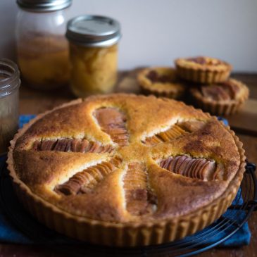 Quince Frangipane Tart with Ginger Curd