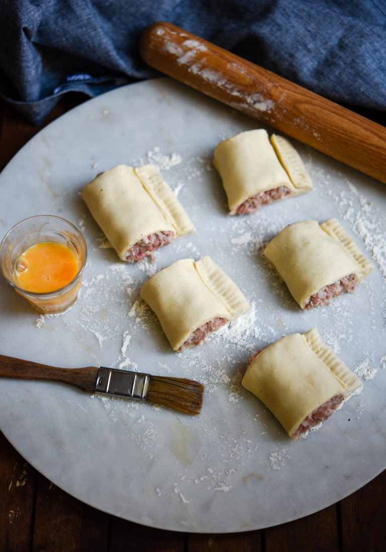 Pork & Garlic Sausage Rolls Patisserie Makes Perfect