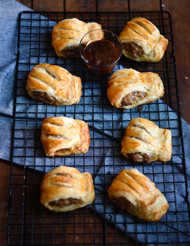 Pork & Garlic Sausage Rolls | Patisserie Makes Perfect
