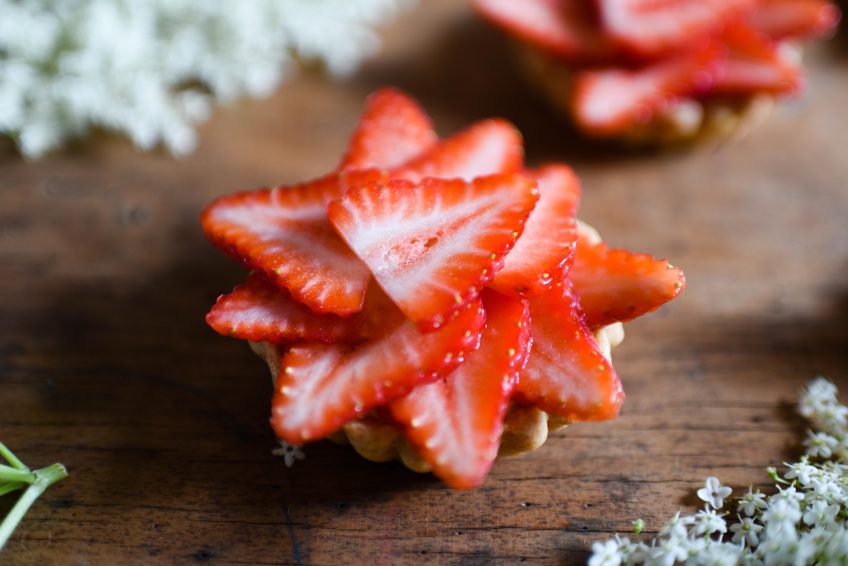 Strawberry & Elderflower Tarts | Patisserie Makes Perfect