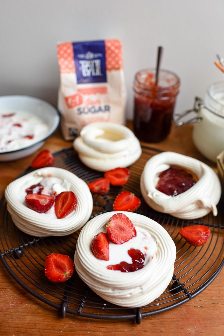 Strawberry, Balsamic & Black Pepper Jam Pavlovas Patisserie Makes Perfect