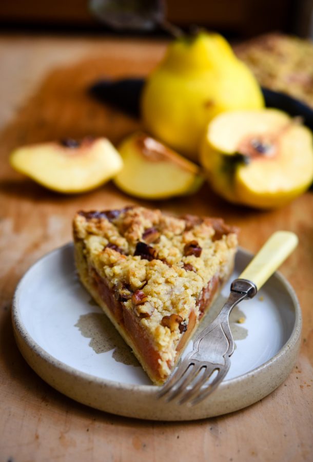 Quince Crumble Tart | Patisserie Makes Perfect