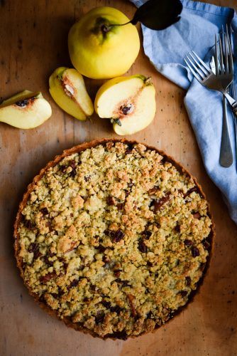 Quince Crumble Tart | Patisserie Makes Perfect