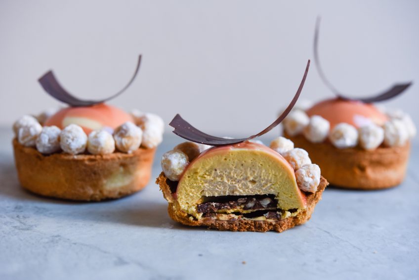 Valrhona Dulcey Hazelnut Entremet | Patisserie Makes Perfect