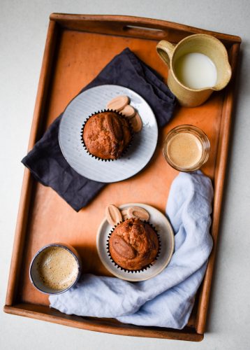 Banana, Pecan & Valrhona Dulcey Muffins | Patisserie Makes Perfect
