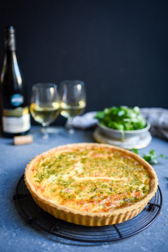 Smoked Salmon Quiche | Patisserie Makes Perfect