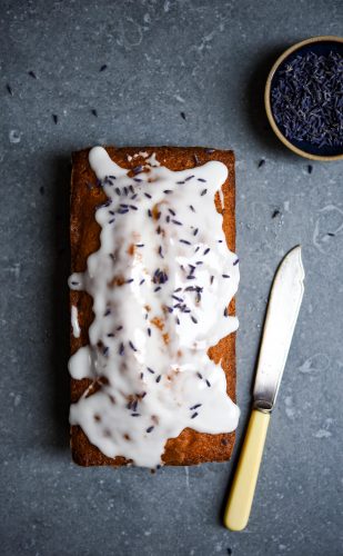 Lemon and Lavender Drizzle Cake