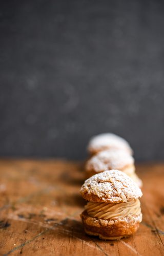 Hazelnut Praline Choux Buns | Patisserie Makes Perfect