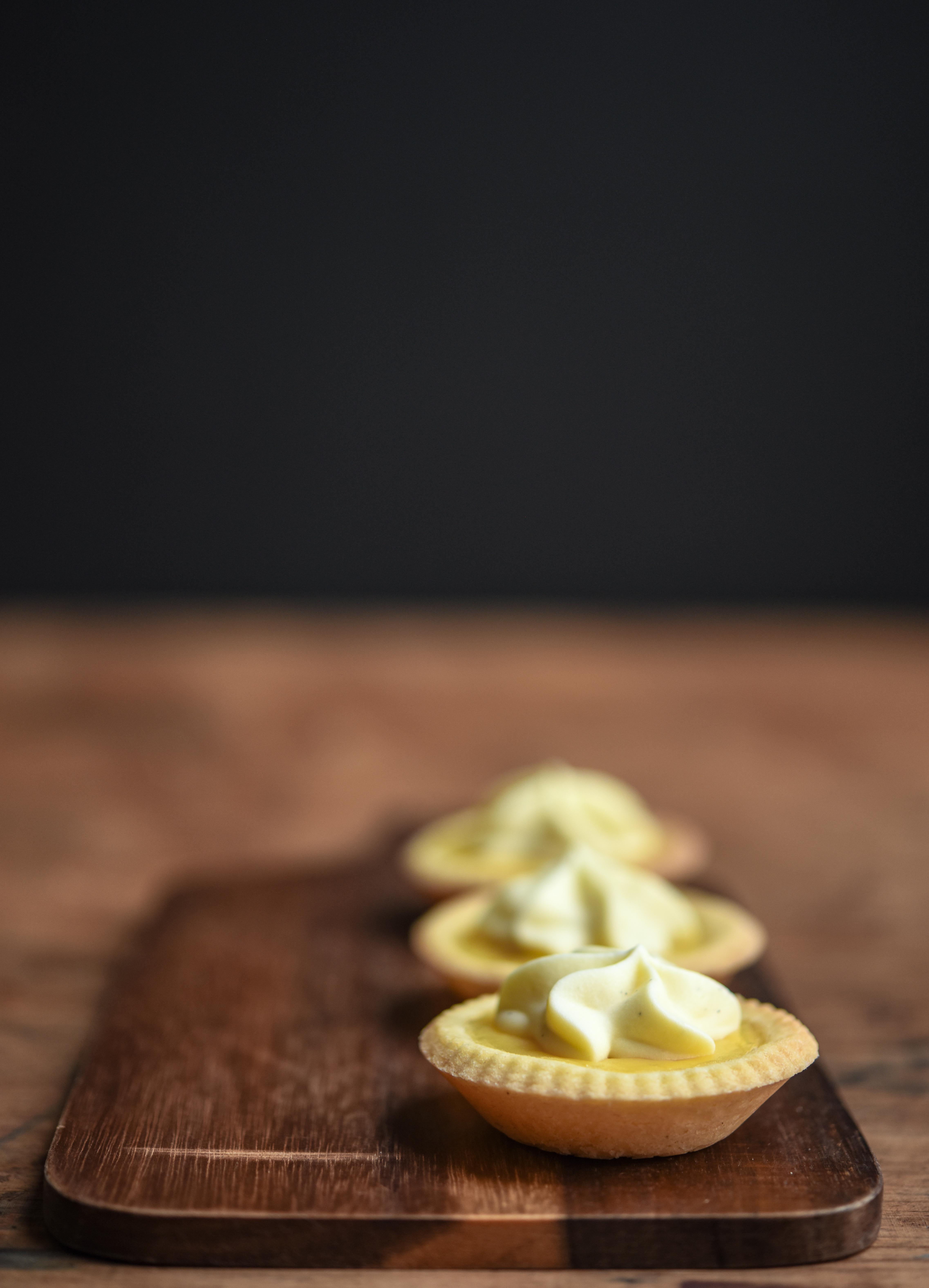 Lemon Curd Tarts with Whipped White Chocolate Ganache | Patisserie Makes Perfect