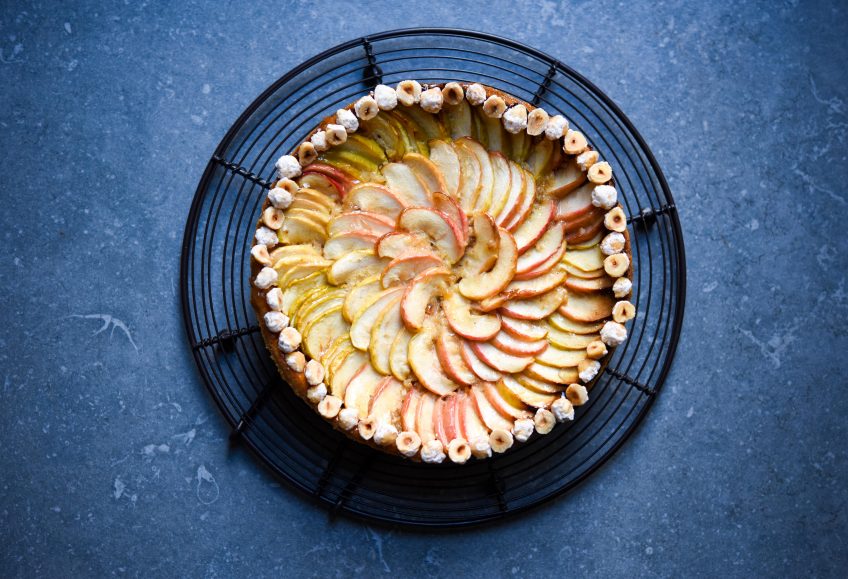Delicate Apple & Hazelnut Frangipane Tart - Patisserie Makes Perfect