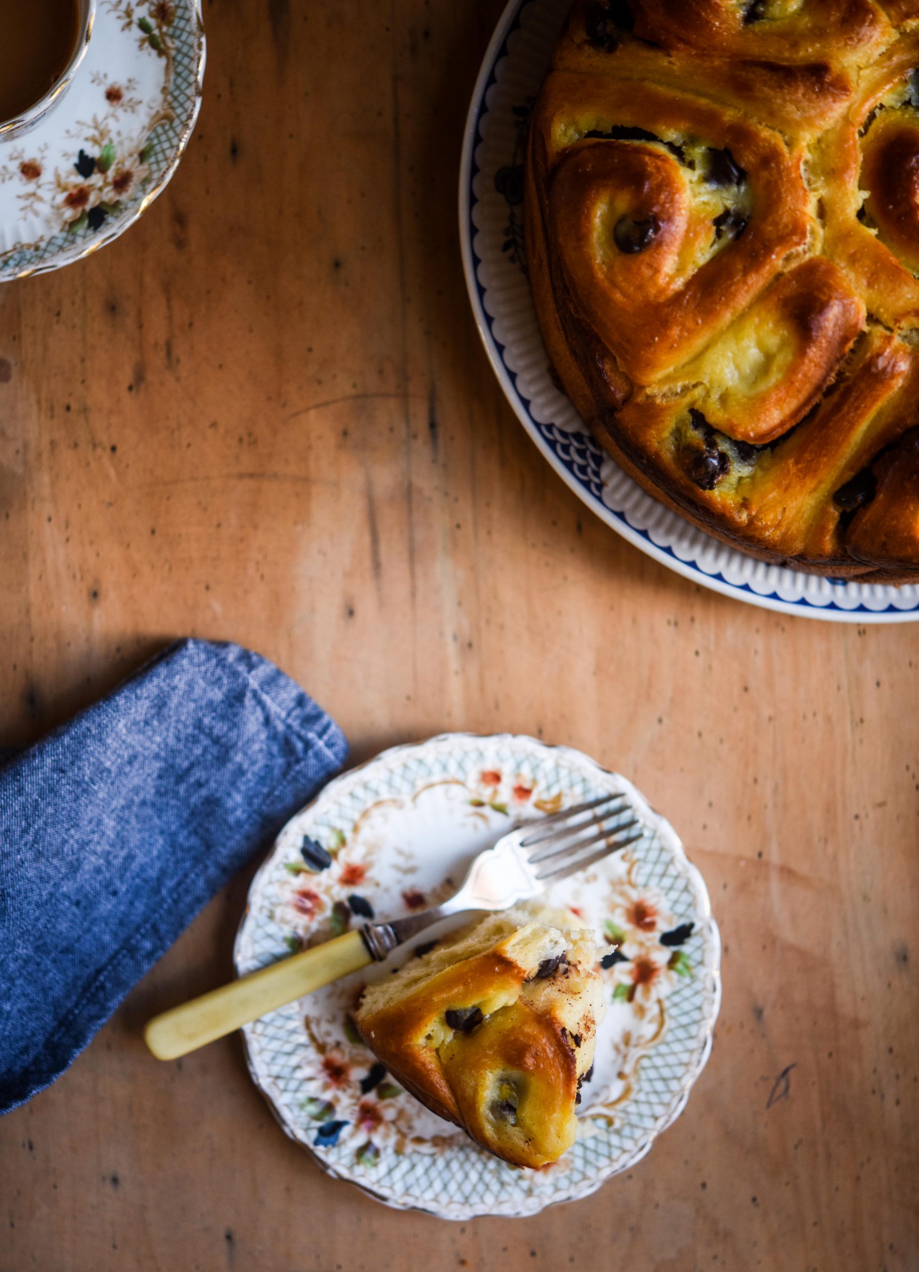 Chocolate Chip & Creme Patissiere Brioche | Patisserie Makes Perfect