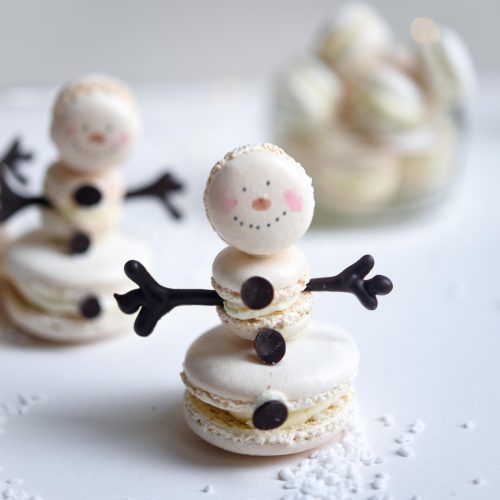 Snowmen Macaron | Patisserie Makes Perfect