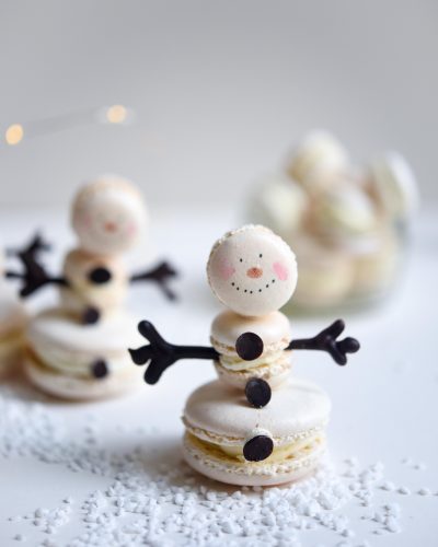 Macaron Snowmen | Patisserie Makes Perfect