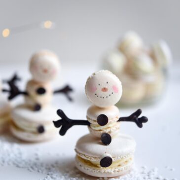 Macaron Snowmen