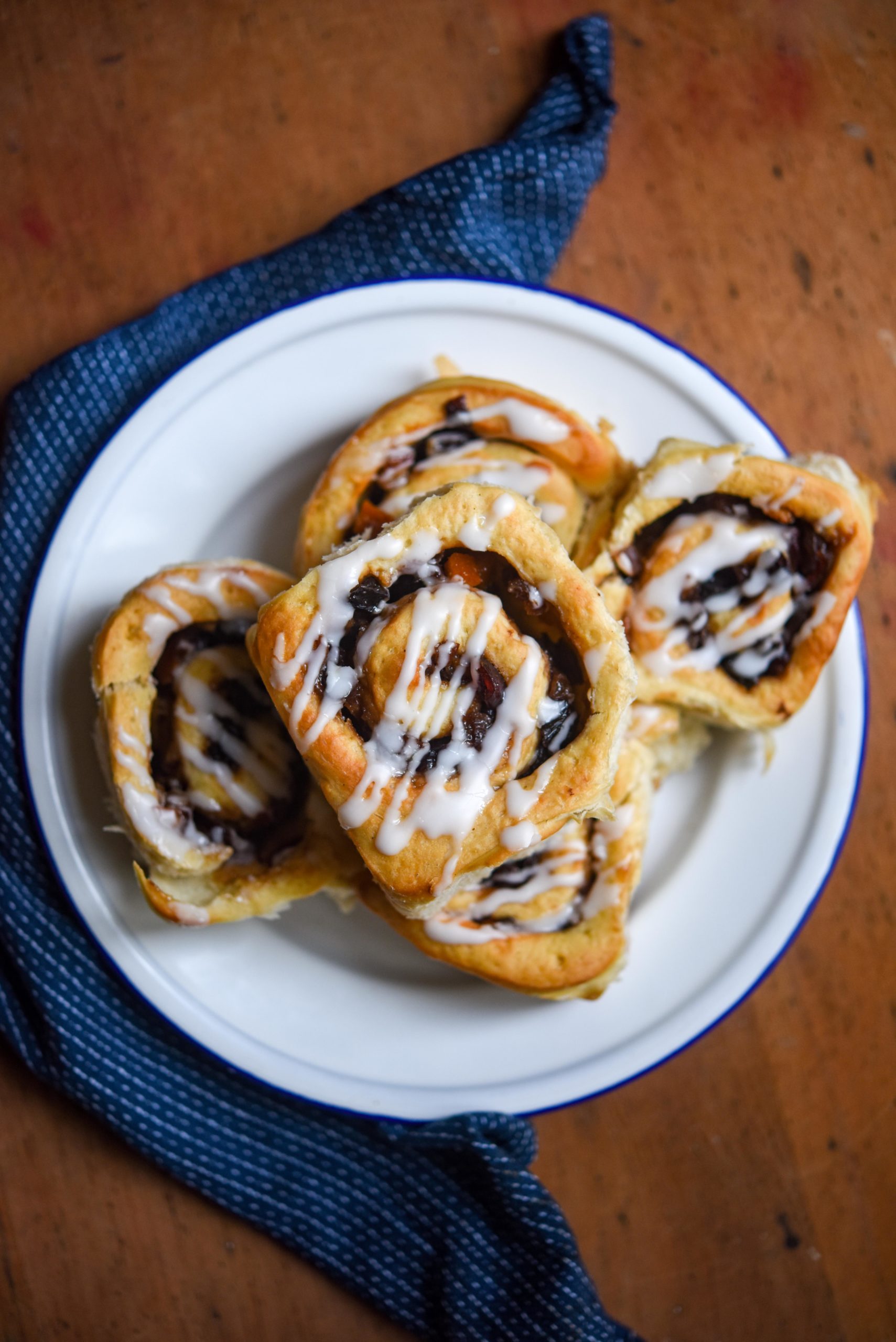 Tangzhong Mincemeat Chelsea Buns | Patisserie Makes Perfect
