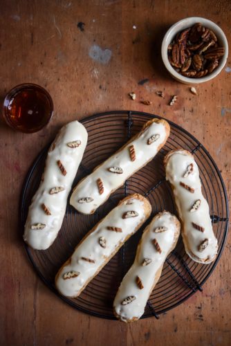 Maple & Pecan Eclairs | Patisserie Makes Perfect