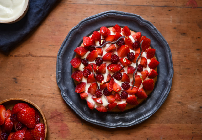 Strawberry Sable Breton | Patisserie Makes Perfect