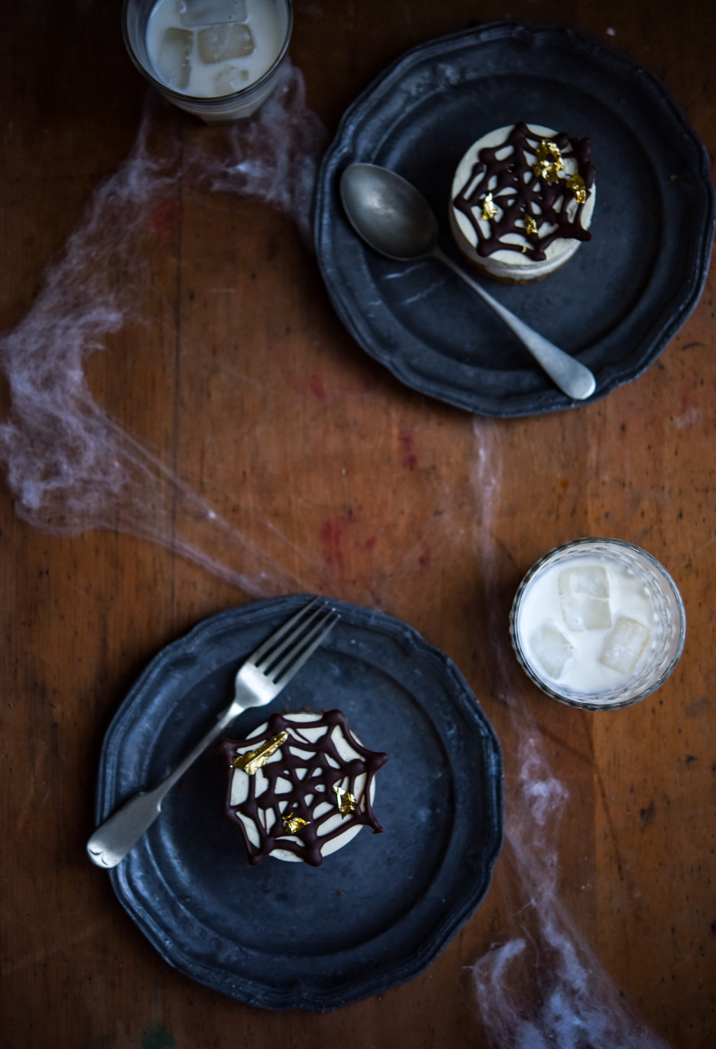 Amarula Vanilla Spice Cobweb Cheesecakes | Patisserie Makes Perfect