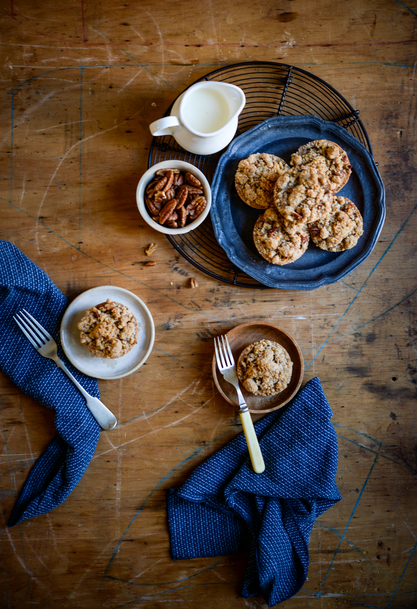 Pecan Streusel Apple Pies | Patisserie Makes Perfect